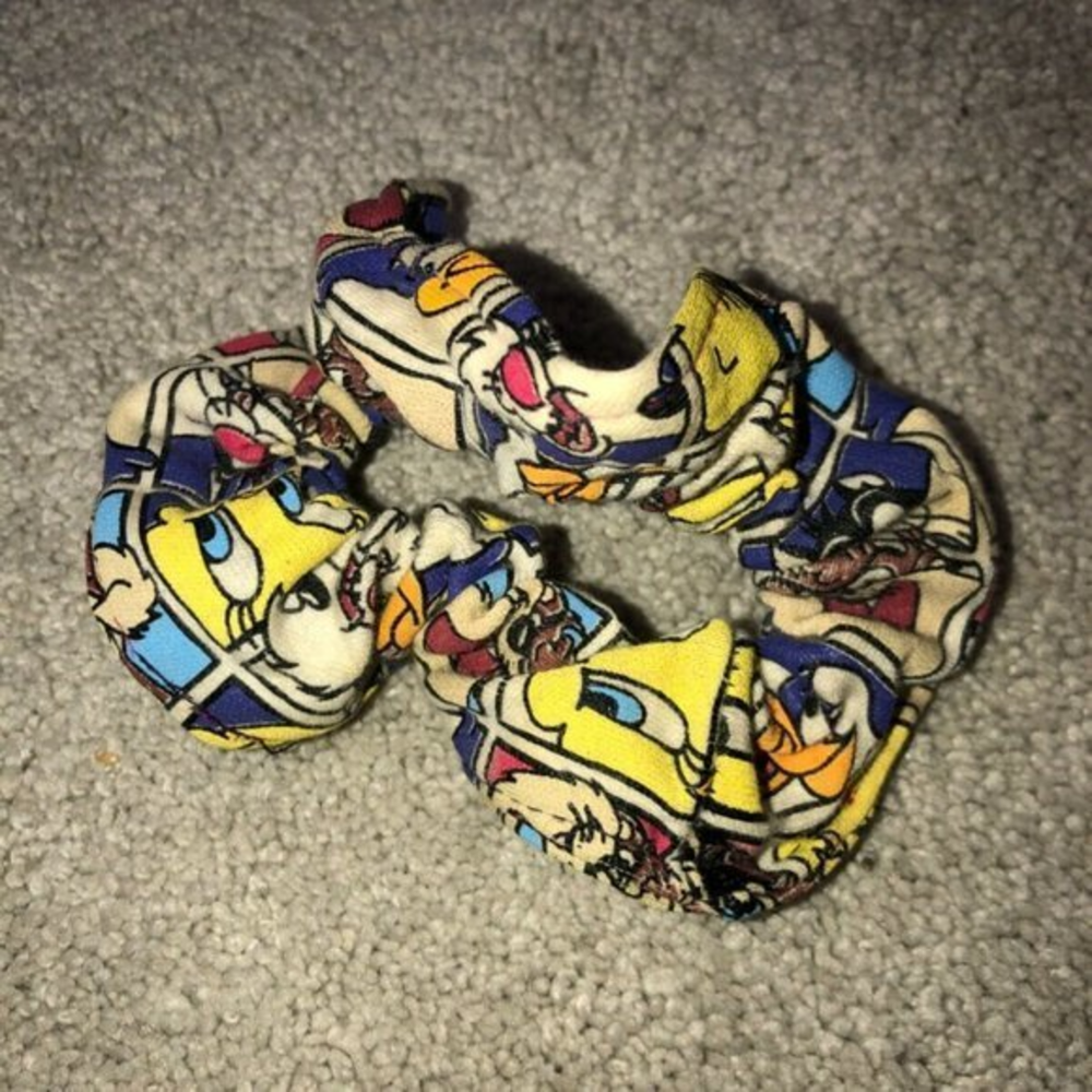 Vintage‎ Hair Scrunchie Tweety Bird Looney Tunes